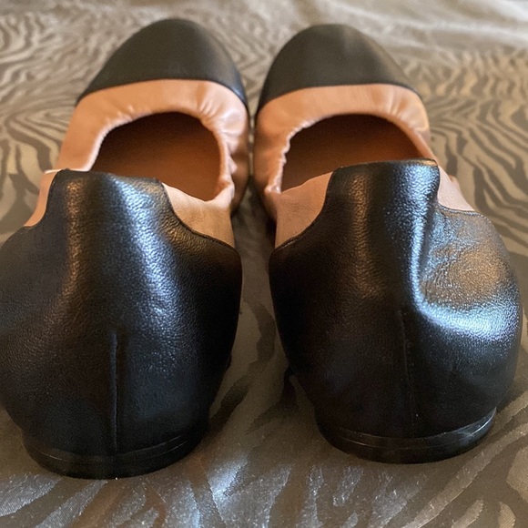 Nude and black ballet flats. - Picture 2 of 3